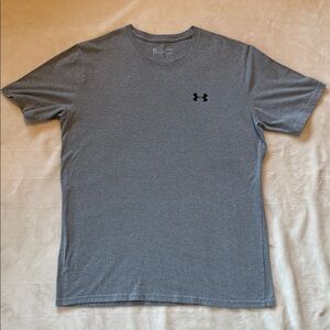 Under Armour Men's Heather Gray Short Sleeve Tee